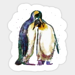 Penguin couple Sticker